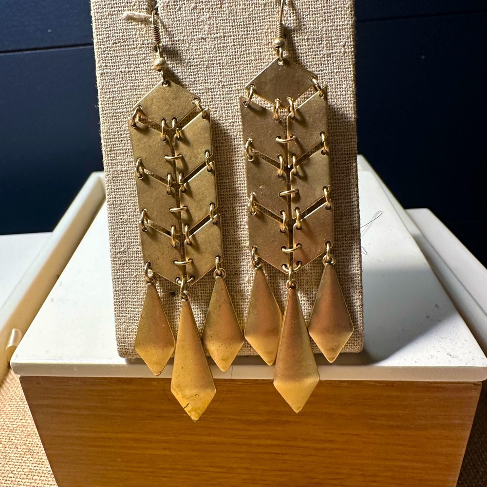 Gold Dangle Earrings